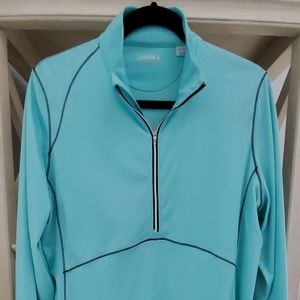 Half zip pull over